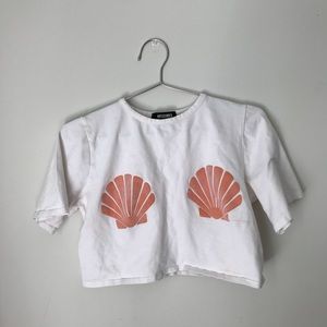 Missguided Shell Crop Top